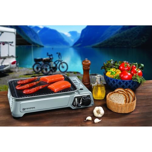 Kemper 104997 Smart BBQ tragbarer Gasgrill