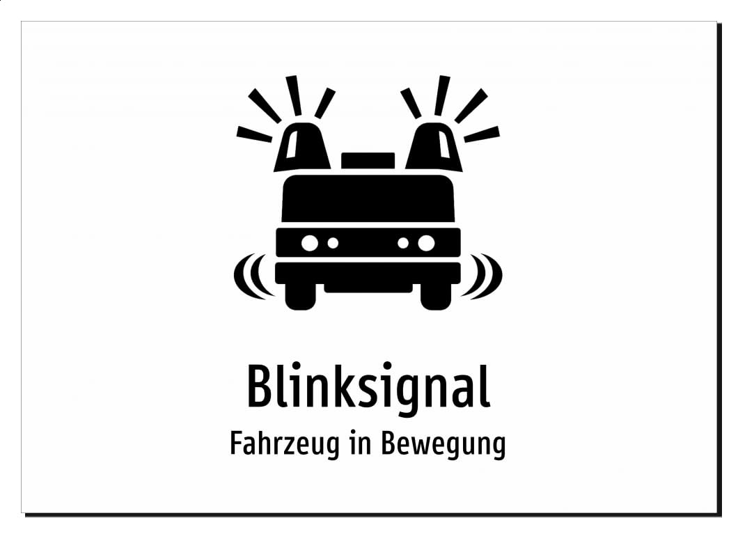 40312-DE-S-07 | Blinksignal - Fahrzeug in Bewegung