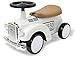 Produktbild JAMARA 464010 Rutscher Classic Car-Kofferraum unter der Sitzfläche, Flüsterreifen, Scheinwerferattrappen, Rutscherfahrzeug, weiß