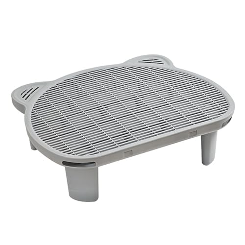 Image of SpaceTime Cat Litter Mat Litter Trapping Mat,20.08 inchx15.94 inchx5.91 inchLarge Dual-Layer Cat Litter Box Mat for Kitty,Floor Protection,Waterproof Urineproof(Grey)