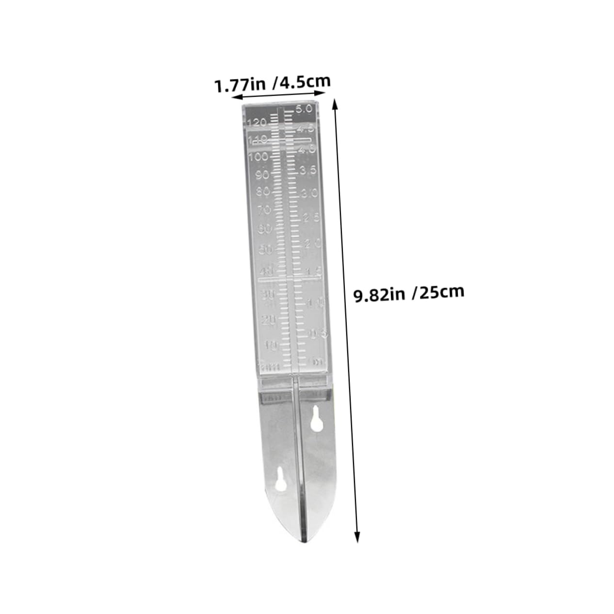 Toddmomy 6stücke Regenmesser Für Garten Wetterfester Transparenter Niederschlagsmesser Mit Präziser Ablesung Für Effizientes Wassermanagement Im Freien Für Terrasse Und