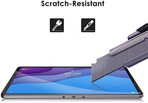 Simpeak 2-Piece Tempered Glass Screen Protector Compatible with Lenovo Tab M10 HD Gen 2 10.1", Tempered Glass Screen Protector Compatible with Lenovo Smart Tab M10 (2nd Gen)