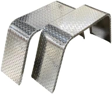 Diamond Plate Aluminum Trailer Fenders 36″ Pair