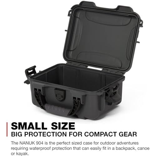 Maleta rígida impermeable Nanuk R 904 ecológica negra miniatura 6