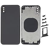 iphone x blanc apple 🌟 Rénovation complète : Ce châssis arrière en verre est spécialement conçu pour votre iPhone X, incluant la coque arrière, le cadre et le tiroir SIM, pour un remplacement facile et efficace.