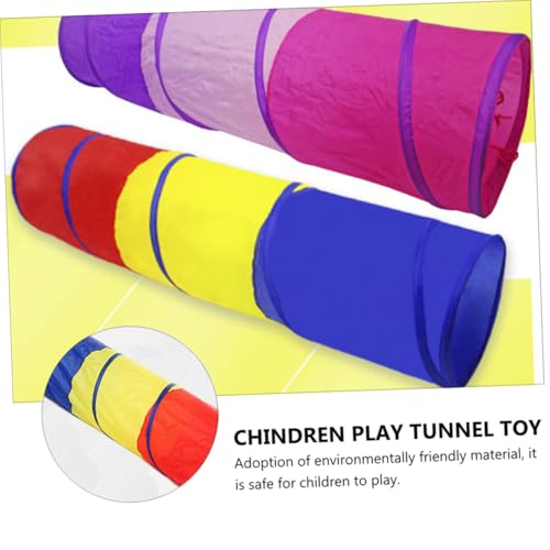 Tunnel de jeu pliable pour enfants en polyester et acier - 5