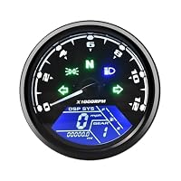 Amazon | タコメーター オドメーター ユニバーサルデジタルオートバイ
