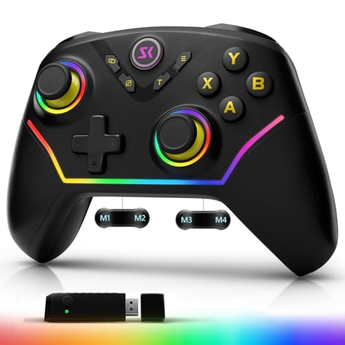 Wireless PC Controller with Hall Effect Joysticks & RGB