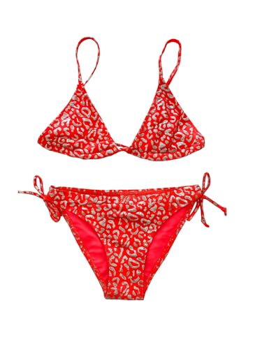 JOPHY & CO. Traje de baño para niñas y niñas de dos piezas Bikini Set Beachwear de una pieza ajustable cód. 5300, Bb620 Fucsia, 10 años