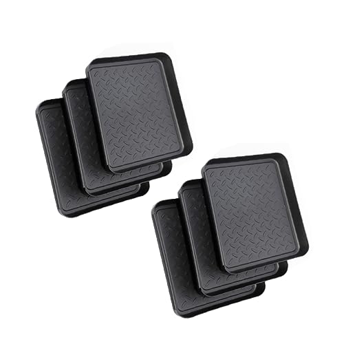 VOSAREA 6pcs Boot Display Tray Entryway Shoes Organizer Home Boots Storage Tray