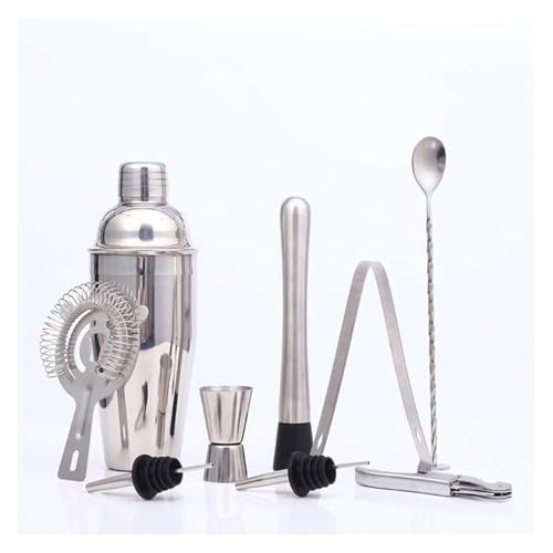 Coctelera para cócteles de acero inoxidable con soporte organizador duradero 6