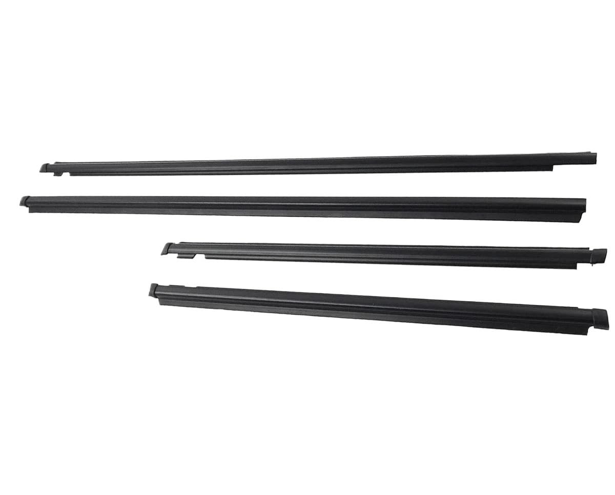 Car Door Window Rubber Seal Strip Car Outer Windows Rubber Weatherstrip Sealing Strip Belt Moulding Trim for Toyota for Yaris 1999-2005 4PCS AJOHBM