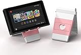 LEYUS Ständer Halterung für Nintendo Switch/OLED/Lite, Handy-Ständer für Schreibtisch, faltbar, tragbar, verstellbar, kompatibel mit iPhone, iPad, Tablet (Rosa)