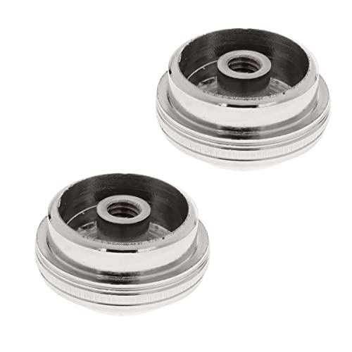 image for TUOREN Silver Flute Head Crown Headjoint Screw End Cap Flute Repair Pa