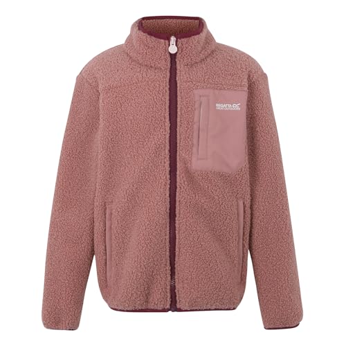 Regatta Kids Frankie Full Zip Warm Fleece Borg Insulated Winter Layer Jacket Top