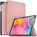 Produktbild IVSO Hülle für Samsung Galaxy Tab A 10.1 2019 T515/T510, Ultra Schlank Slim Schutzhülle Hochwertiges PU mit Standfunktion Perfekt Geeignet für Samsung Galaxy Tab A 2019 T515/T510 10.1 Zoll, Rosegold