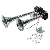 HANCTOW 1000DB 12V Dual Trumpets Super Loud Car Electric Horn Truck Boat Train Speaker# A0334A0034