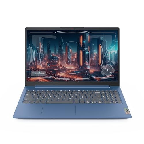 Lenovo IdeaPad Slim 3 | 15 inch Full HD Laptop | Intel Core i3-N305 | 8GB RAM | 512GB SSD | Windows 11 Home in S mode | Abyss Blue