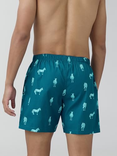 Image of XYXX Men's Remix Regular Fit Cotton Printed Boxer with Dual Pocket & No Marks Waistband (Pack of 2)