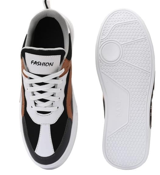 Image of BADLAV Mens B-007 Beige SneakersMen's Sneakers