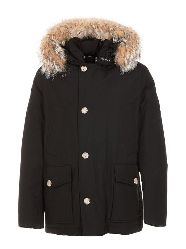 logo Woolrich John Rich & Bros. parka uomo taglia L