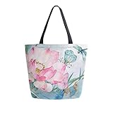 Perfekt für Schultasche, Einkäufe, Wickeltasche, Reisetasche, Strand, Reisen, Picknick, Büro.