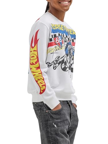 Wrangler Boys' X Hot Wheels Youth Crewneck “Rodeo” Pullover2