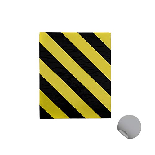 Normaluz Ba41518 - Protector Frontal Parking Autoadhesivo Negro Y Amarillo 40 X 32 X 1 Cm