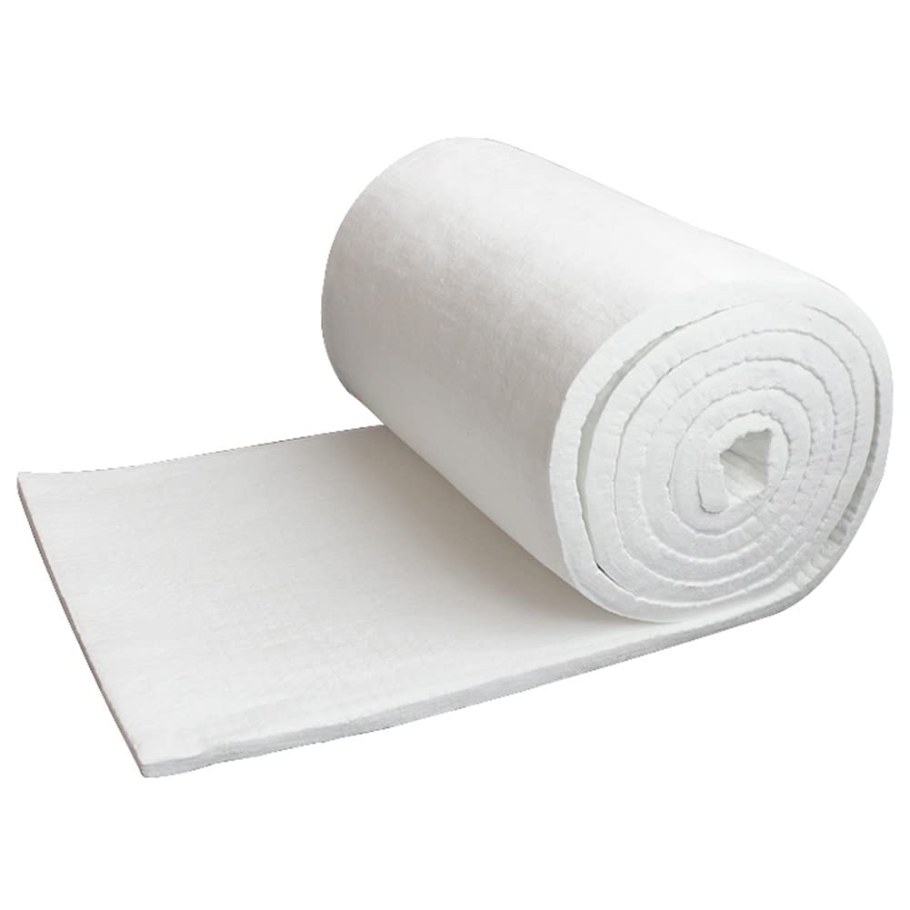 Manta aislante de fibra de cerámica, material térmico resistente al calor, fácil de cortar para aplicaciones de amortiguación de sonido