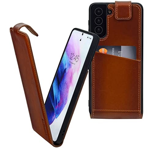 Étui protection à rabat original Suncase pour Samsung S26 5G fini les rayures sur l'écran en cuir