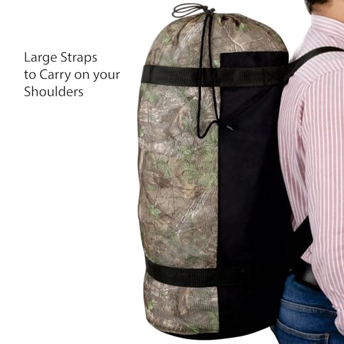 Mesh Duffle Bag - Realtree AP Green Print | Multipurpose for Beach, Hunting, Scuba Diving, Boating, Surfing & Snorkeling4