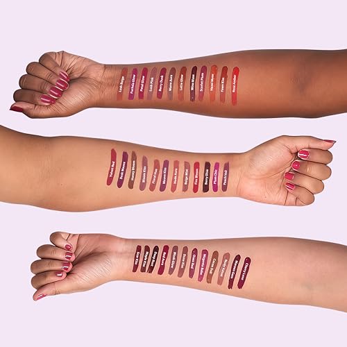 Image of BARELOVE Swipe Right Non-Transfer Matte Liquid Lipstick | Up to 12-Hour Long-Lasting | 6 ml | Quick-Dry, Lightweight, One-Swipe High Pigmentation | Transfer Proof Lip Colour for Women - Cherry Luxe