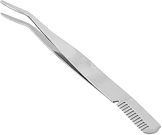 FOMIYES Pinça De Cílios Pinça Pinça De Cílios Pinça De Sobrancelha De Aço Inoxidável Pinça De Cílios Clipe De Sobrancelha Pinça De Maquiagem Clipe De Extensão De Cílios Pente De