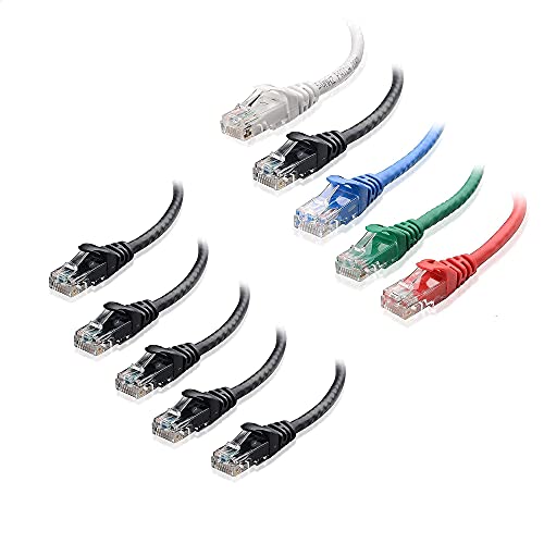 Cable Matters Combo 5 cables cortos Cat6 5 ft Pack 5 miniatura 1
