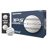 400円お得！テーラーメイド(TAYLOR MADE) TMJ24 TP5 Stripe JPN dz ティーピーファイブ ストライプ ゴルフボール ホワイト