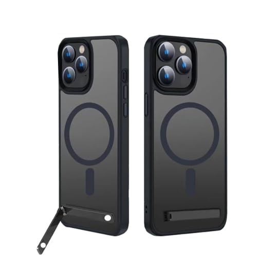 Coque iPhone 12 Pro Max magnétique avec anneau support en métal aimanté
