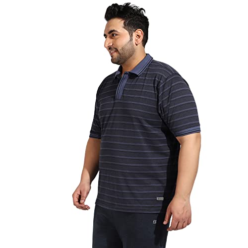 Image of CAHOOT Instafab Plus Men's Polo Neck Half Sleeve Regular Fit T-Shirt for Casual Wear | Modern Clothing T-Shirt Crafted with Comfort Fit and High-Performance for Everyday Wear
