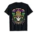 Mardi Gras Costume Sugar Skull Carnival New Orleans Trip T-Shirt