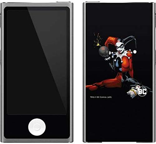 Skinit Decal MP3 Player Skin Compatible with iPod Nano (7th Gen&2012) - Officially Licensed Warner Bros Evil Harley Quinn Design