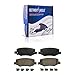Detroit Axle - Brake Kit for 2008-2012 Jeep Liberty, 2007-2012 Dodge Nitro Brakes Rotors and Ceramic Brake Pads 2009 2010 Replacement: 11.89