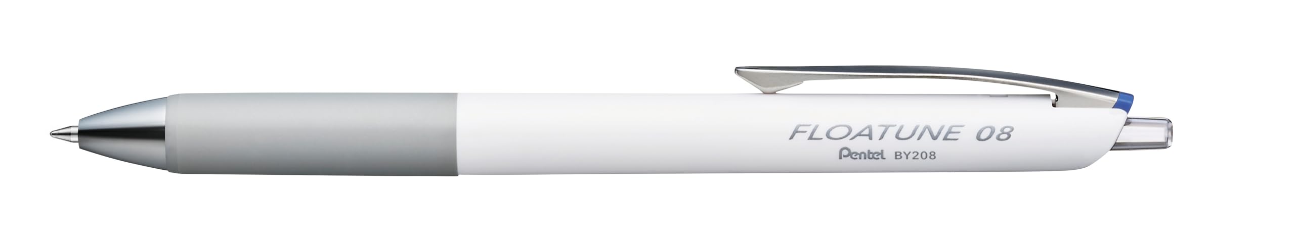 Pentel BY208 Floatune Retractable Rollerball Pen, 0.8mm Tip, Blue ink (Single Pen)
