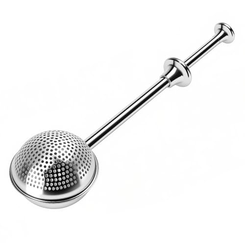 Dusting Wand Flour Powder Duster Sifter Sugar Shaker Mini Sieve Fine Mesh Tea Strainer Infuser for Cooking Baking Sugar Flour Spices 1 PCS