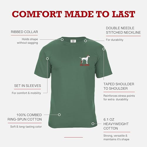 SEA DOG Vintage Graphic T-Shirt Garment Dyed 100% Ringspun Cotton, Relaxed Fit, Pre-Shrunk, Printed in USA - Vintage Bones4