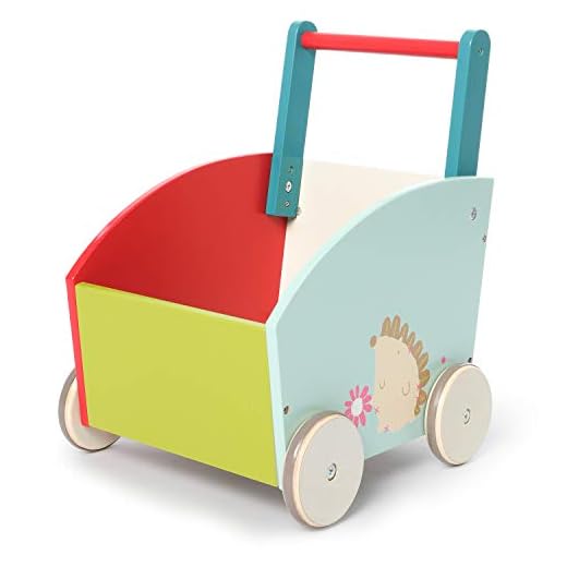 Labebe - Andador Bebe Madera, Carro Compra Juguete Niño, Ligero Carrito Bebe Juguete, Carro Almacenaje Madera con 4 Ruedas, Andador Bebe Primeros Pasos,Carrito Madera para Niños 1-3 Años