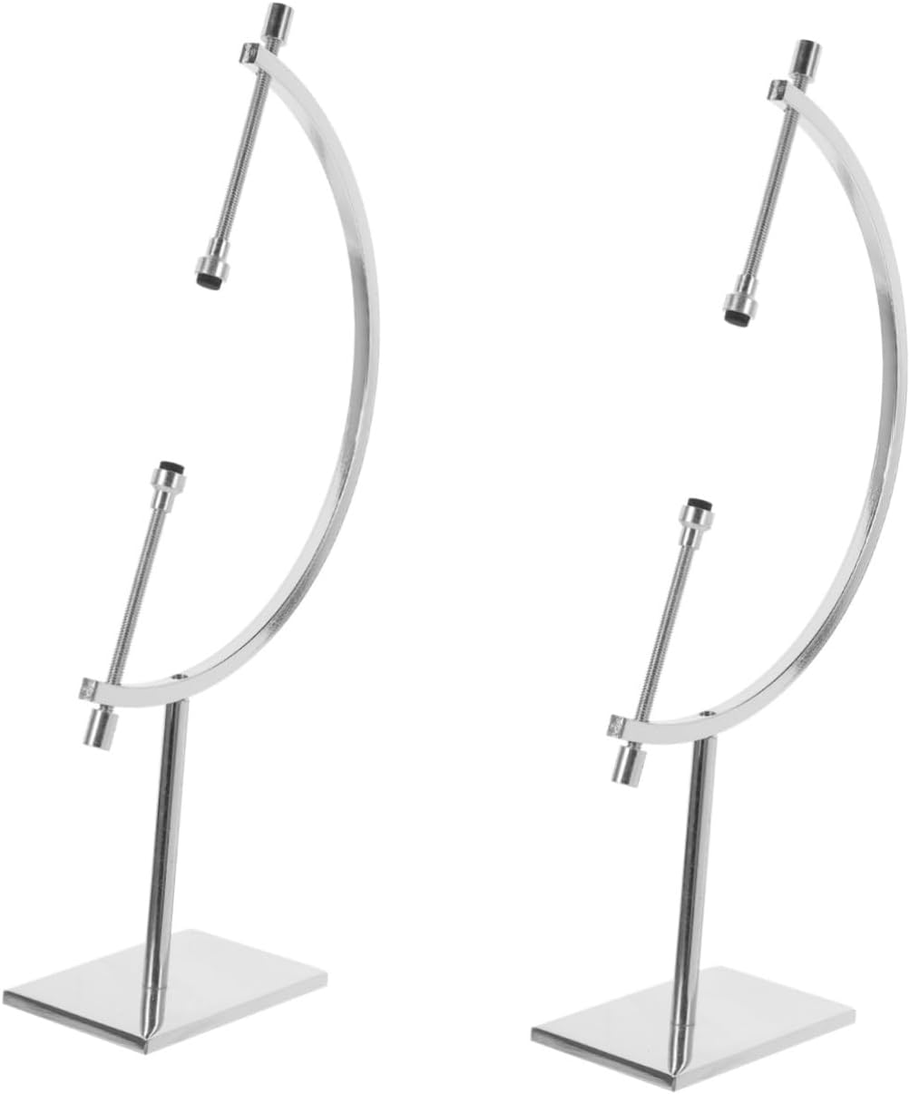 2pcs Adjustable Metal Sphere Holder Stand for Crystal Balls Display Stands for Vendor Events