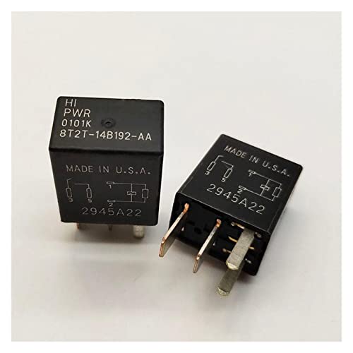 Relé de automóvil 8T2T-14B192-AB de 4 pines para sistema de aire acondicionado