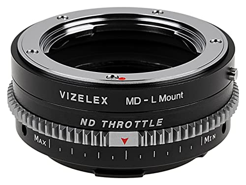 Adaptateur Minolta Rokkor vers Leica L avec filtre ND variable intégré Fotodiox Vizelex
