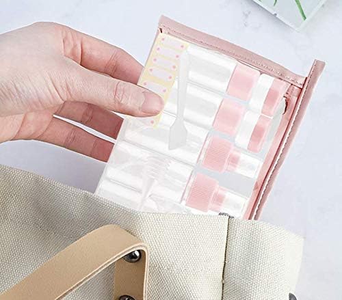 Image of Portable Travel Cosmetics Bottles Plastic Pressing Spray Bottle for Makeup, Toiletries Liquid Containers