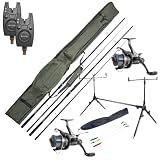Ultimate Session Carp Set On Canne, Mulinelli, Avvisatori, Rod Pod E Sacca! - Kit Carpfishing