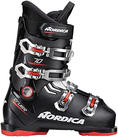 Nordica Men Cruise 70 Boots, Color: Black/White/Red, 30.5